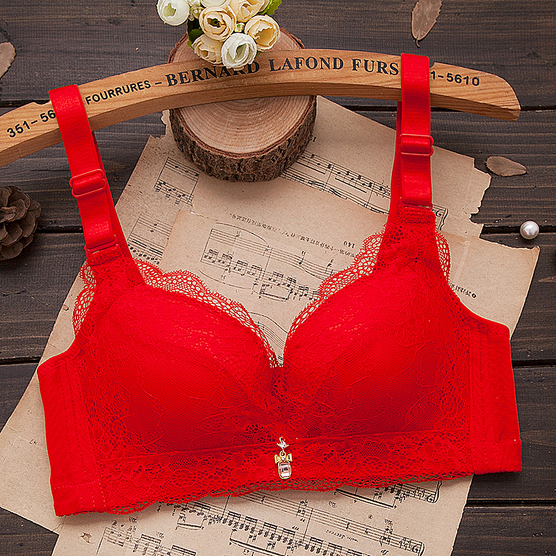 内衣少女士无钢圈聚拢加厚款上托