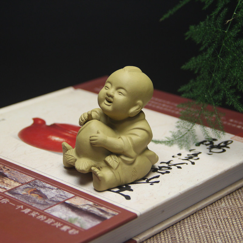 特价宜兴紫砂招财吉祥茶宠摆件