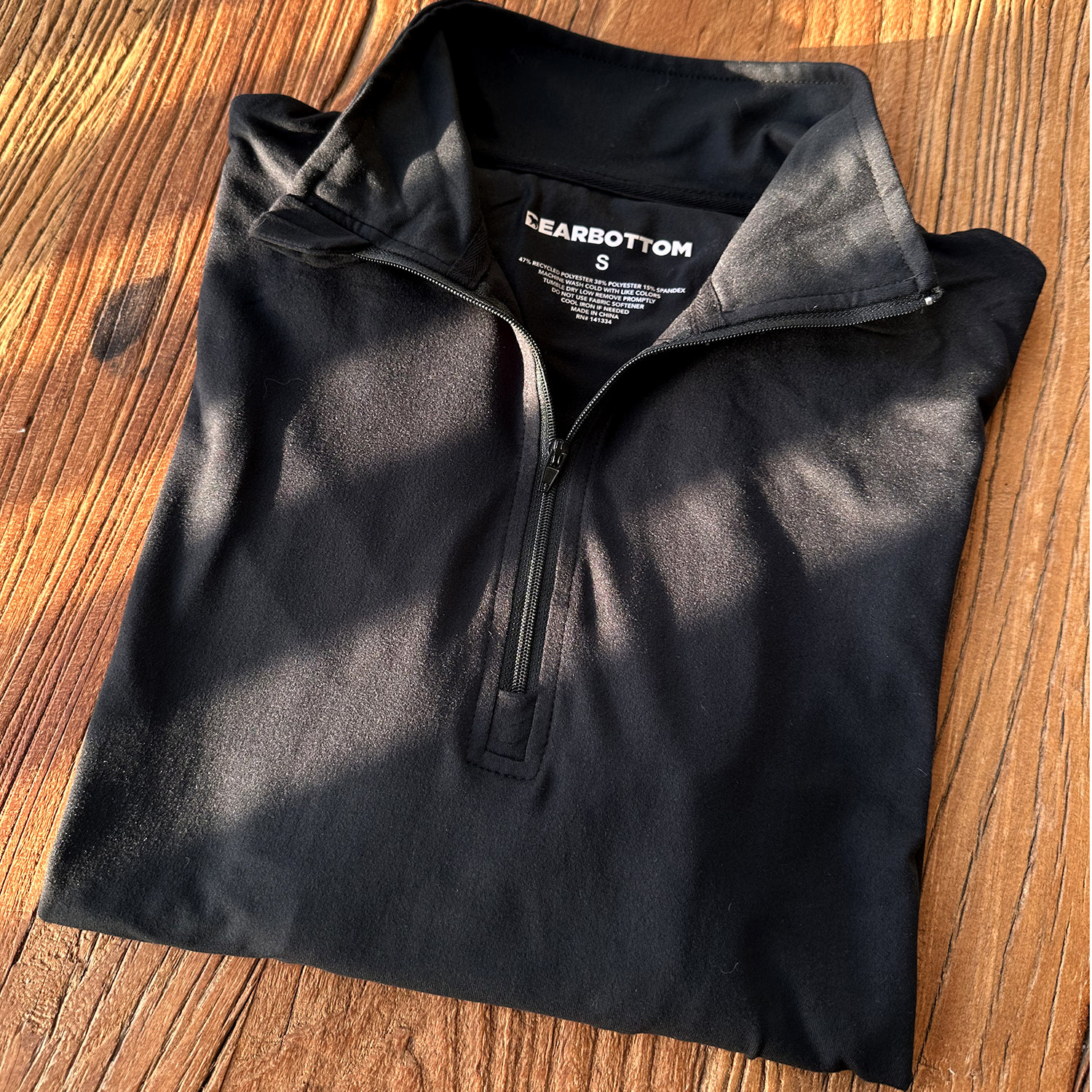 户外运动半拉链速干透气立领T恤