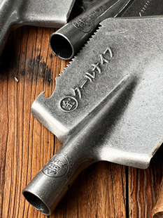 【硬货！日本原单！】多功能加厚木手柄户外锹园艺工具便携式铲子