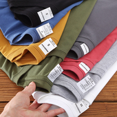 纯棉纯色夏季 体恤衫 情侣短袖 T恤男女新款 8色 每天一色都够