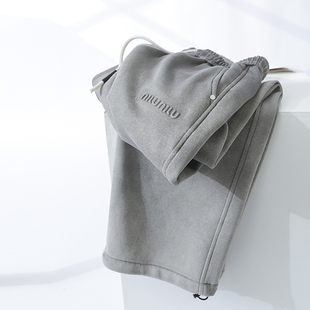 篙货 宽松卫裤 可阔腿可束脚 男士 复古运动两穿休闲裤 25春季