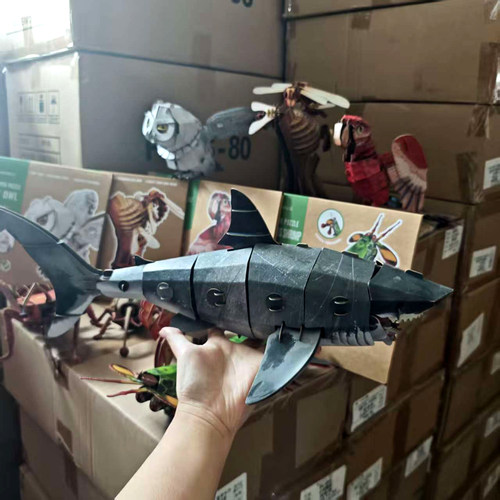 3D立体牛皮纸模型动物昆虫拼装