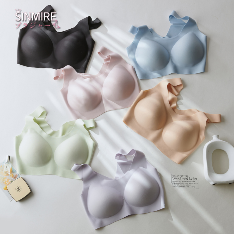 无钢圈聚拢防下垂文胸罩