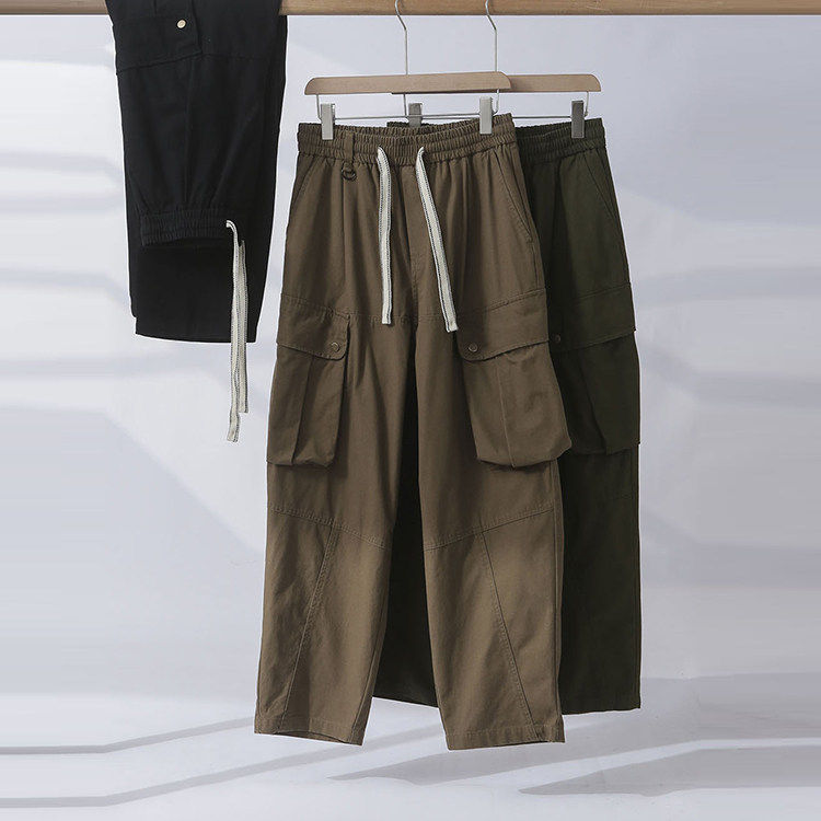 【重磅山系！美拉德！】25春秋男士复古潮流工装裤宽松大口袋长裤,男装,休闲裤,淘宝优惠券,粉丝福利购,淘宝优惠卷