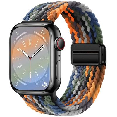 Braided Strap For Apple Watch Band 44mm 40mm 45mm 49mm 41mm