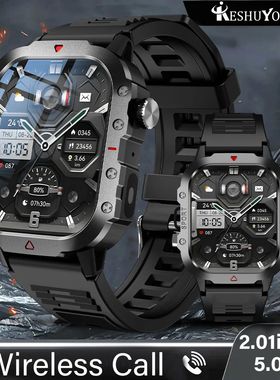KESHUYOU Outdoor Sports Smart Watch 2.01 inch HD Screen LED