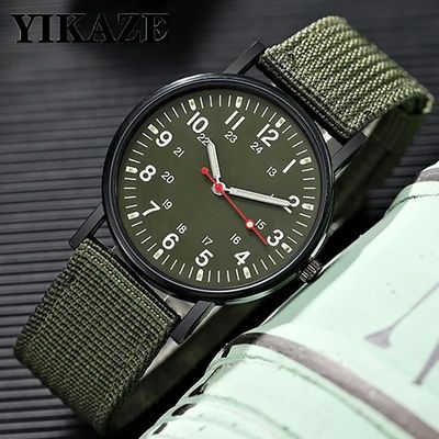 YIKAZE Military Men's Watches Luminous Shock Resistant Men S