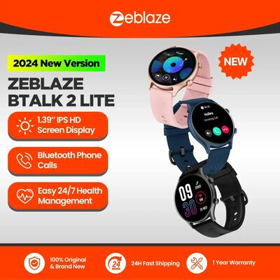 New 2024 Zeblaze Btalk 2 Lite Voice Calling Smart Watch Larg