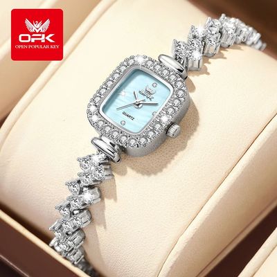 OPK brand fashionable diamond inlaid women's watch cross-bor