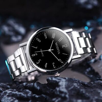 Fashion Men Watches Casual Steel Band Male Sports Quartz Wat