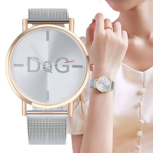 Simple Brand Lady Quartz Watch Luxury Ladies Glossy Scale Wo