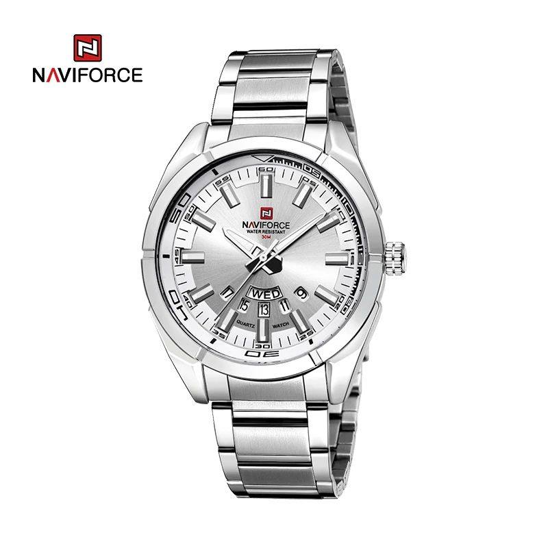 NAVIFORCE Classic Casual Watch for Men Stainless teel Sport