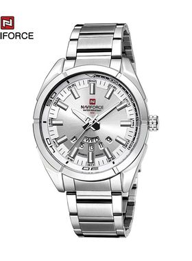 NAVIFORCE Classic Casual Watch for Men Stainless teel Sport
