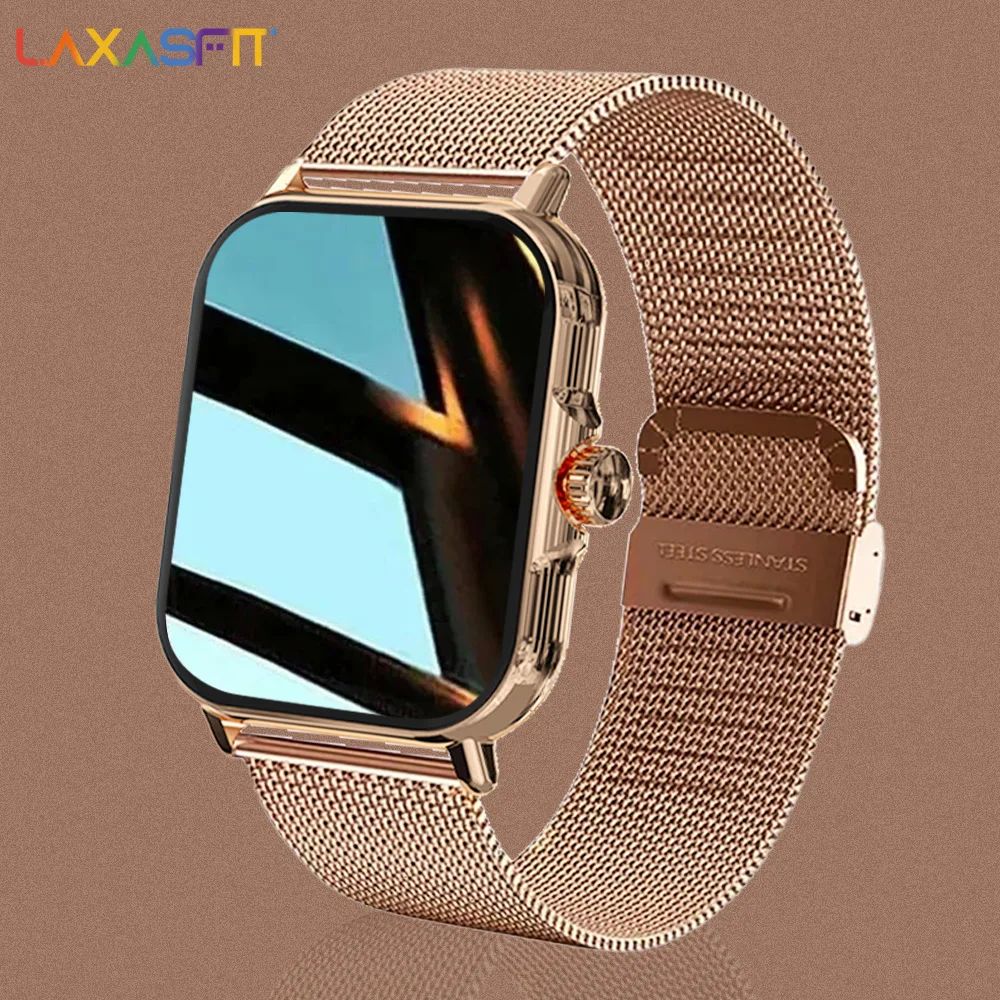 LAXASFIT 2024 New Smart Watch For Men Women Gift Full Touch