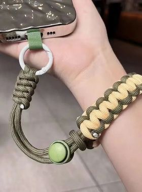 Handwoven adjustable mobile phone universal lanyard wrist st