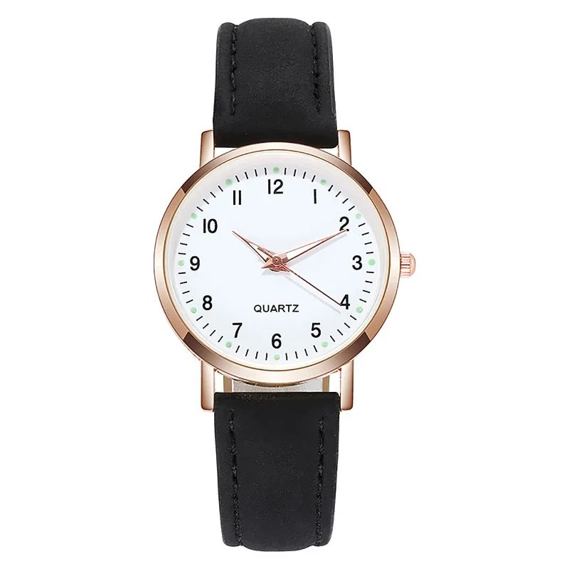 NEW Watch Women Fashion Casual Leather Belt Watches Simple L