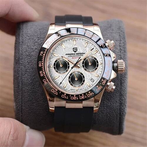40mm New V2 PAGANI DESIGN Men's Quartz Watches Sapphire Retr