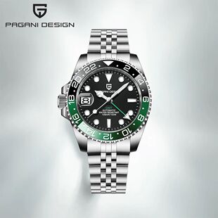 PAGANI DESIGN PD-1662 Luxury GMT Men Mechanical Wristwatch S