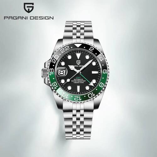 PAGANI DESIGN PD-1662 Luxury GMT Men Mechanical Wristwatch S