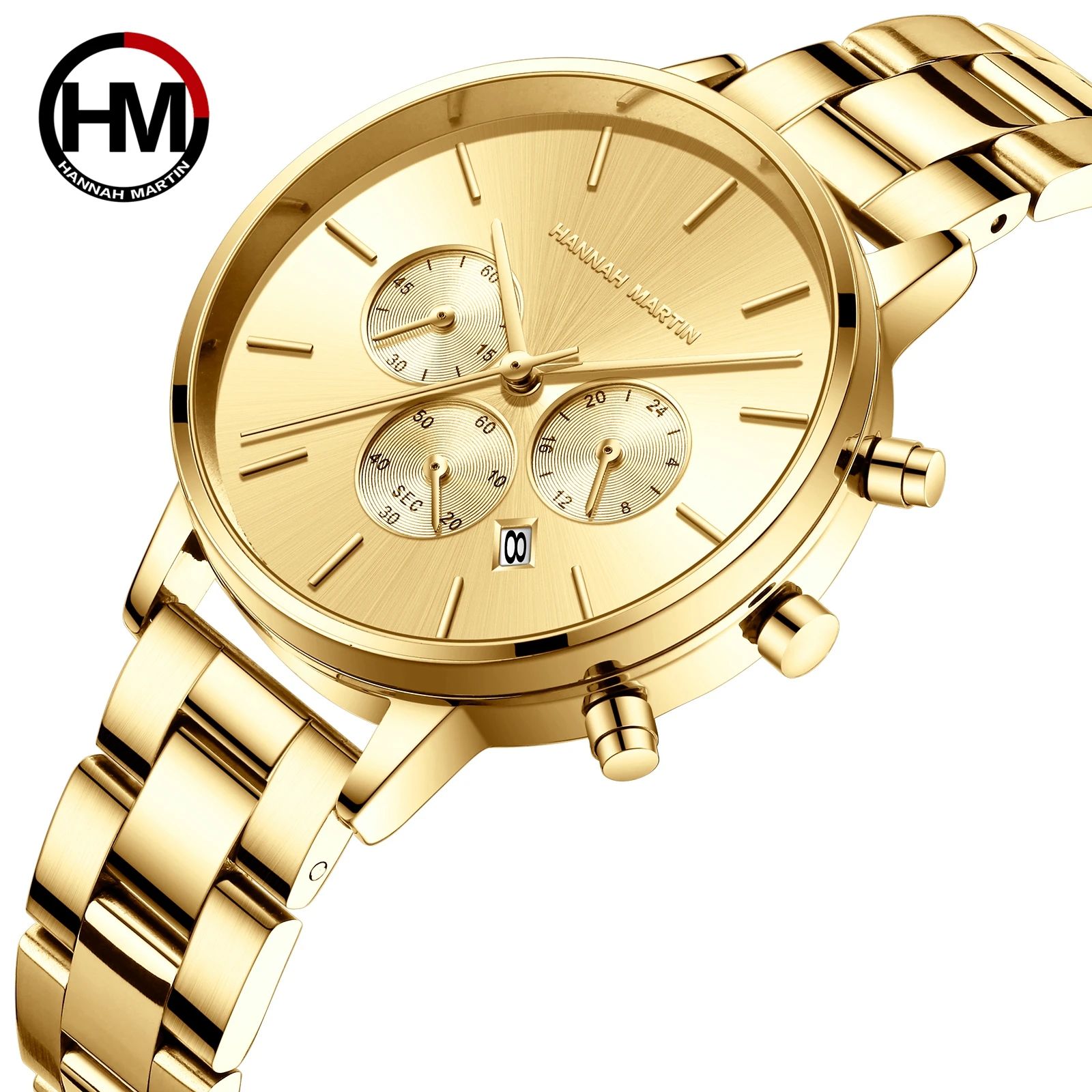 HANNAH MARTIN Brand Women Multifunctional Watch Original Sta