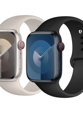 Silicone Band For Apple Watch strap 44mm 45mm 40mm 41mm 42-3