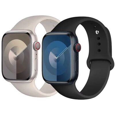 Silicone Band For Apple Watch strap 44mm 45mm 40mm 41mm 42-3