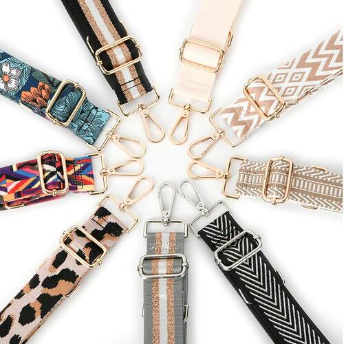 Nylon/Cotton Bag Strap Women Colored Straps for Crossbody Me