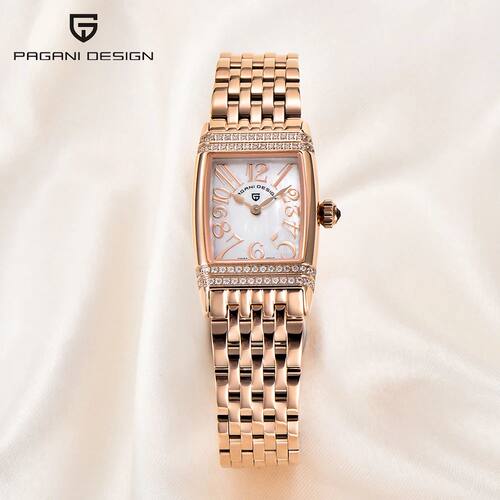 PAGANI DESIGN New 22mm Women Quartz Watches Luxury Sapphire