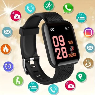 Smart Watch 116Plus D13 Y68 Sport Wristband Running Fitness