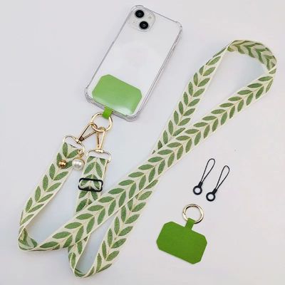 Adjustable Crossbody Long Mobile Phone Lanyard Wide Cloth An