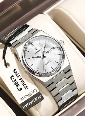 POEDAGAR Original New Woman Watch Stainless Steel Waterproof