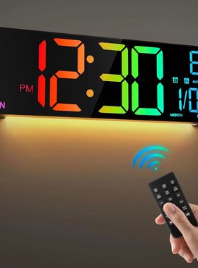 16.2'' Large Digital Wall Clock with Remote Control Big LED/
