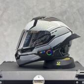 AXOR摩托车头盔全盔男女通用卡丁车蓝牙炫彩保暖四季 骑行3C认证