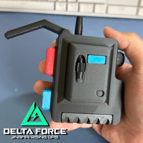比特道具蜘蛛触发器解压玩具三角洲行动t仔模型自动巡逻哨兵摆件