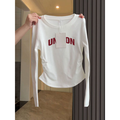 长袖t恤女2025新款今年流行的爆款女装秋冬季加绒内搭打底衫上衣