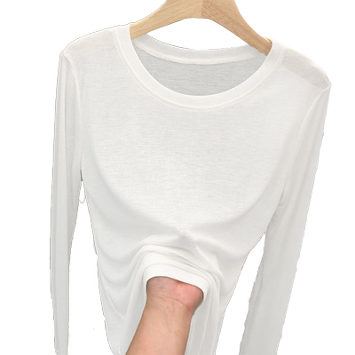 春装秋冬季洋气纯棉内搭打底衫女