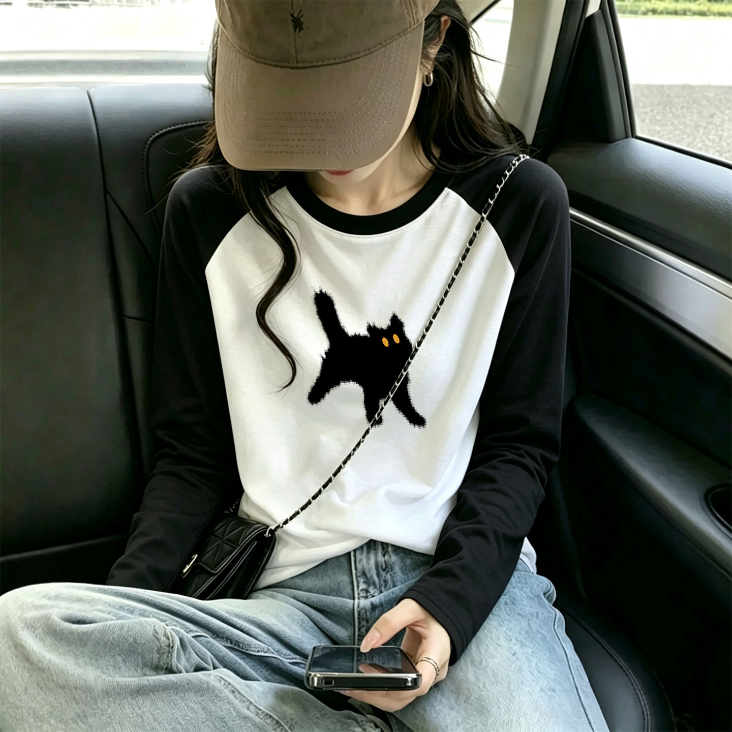 秋冬洋气内搭打底衫女纯棉长袖t恤适合单穿的韩系上衣学院风穿搭