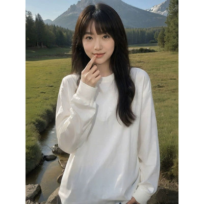 冬季德绒内搭高级感可外穿打底衫女2025新款早秋chic长袖t恤上衣