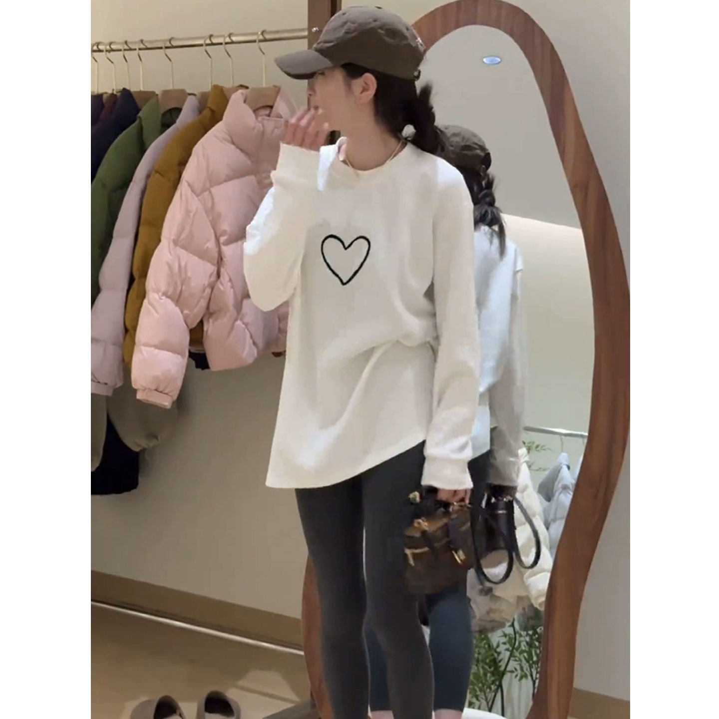 秋冬季德绒内搭可外穿打底衫女2025新款今年流行爆款长袖t恤上衣