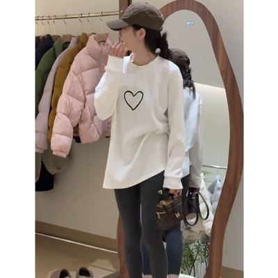 秋冬季德绒内搭可外穿打底衫女2025新款今年流行爆款长袖t恤上衣