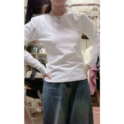 秋冬内搭高级感打底衫女2025新款今年流行爆款长袖t恤上衣可外穿