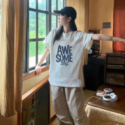 纯棉短袖t恤女今年流行漂亮的爆款夏季大码女装胖mm巨好看的上衣
