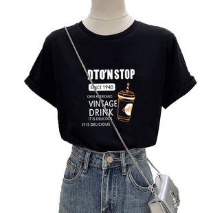 黑色纯棉短袖t恤女装2026早春新款欧货夏季小众设计感不撞款上衣