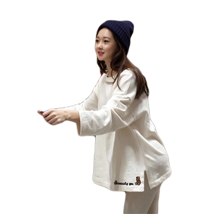 秋冬季加绒打底衫女装2026早春新款中长款遮屁股洋气长袖t恤上衣