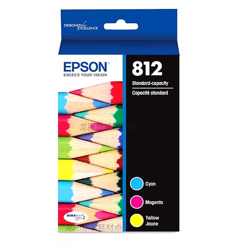 原装EPSON 812 812XL墨盒 WF3820 3825 4830 4835 7830 7310 7000