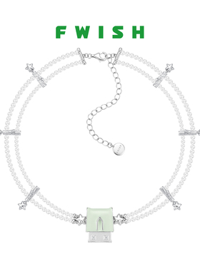 FWISH月光小屋花园双层珍珠颈链