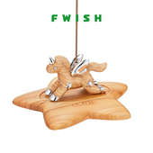 FWISH飞未夕 独角兽系列实木雕刻独角兽香插礼盒新年礼物