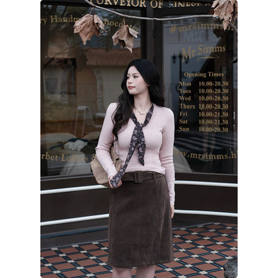 糯米子[多彩毛织t]多色V