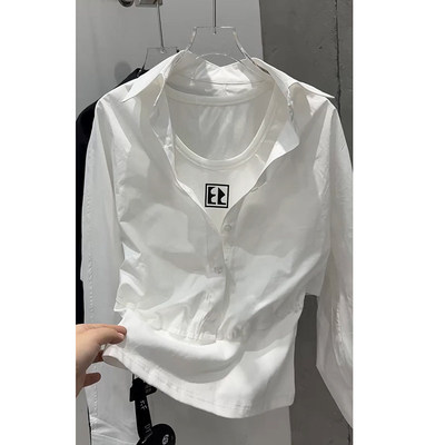 百搭辣妹风减龄休闲衬衫